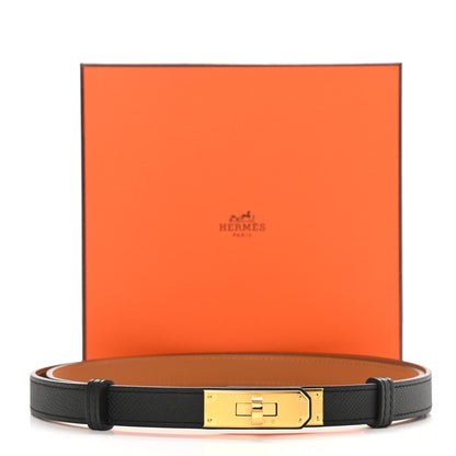 Hermes Epsom Kelly Belt Black 4 of 4