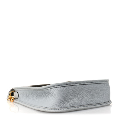 Hermes Taurillon Clemence Amazone Evelyne TPM Bleu Pale Etain 4 of 10