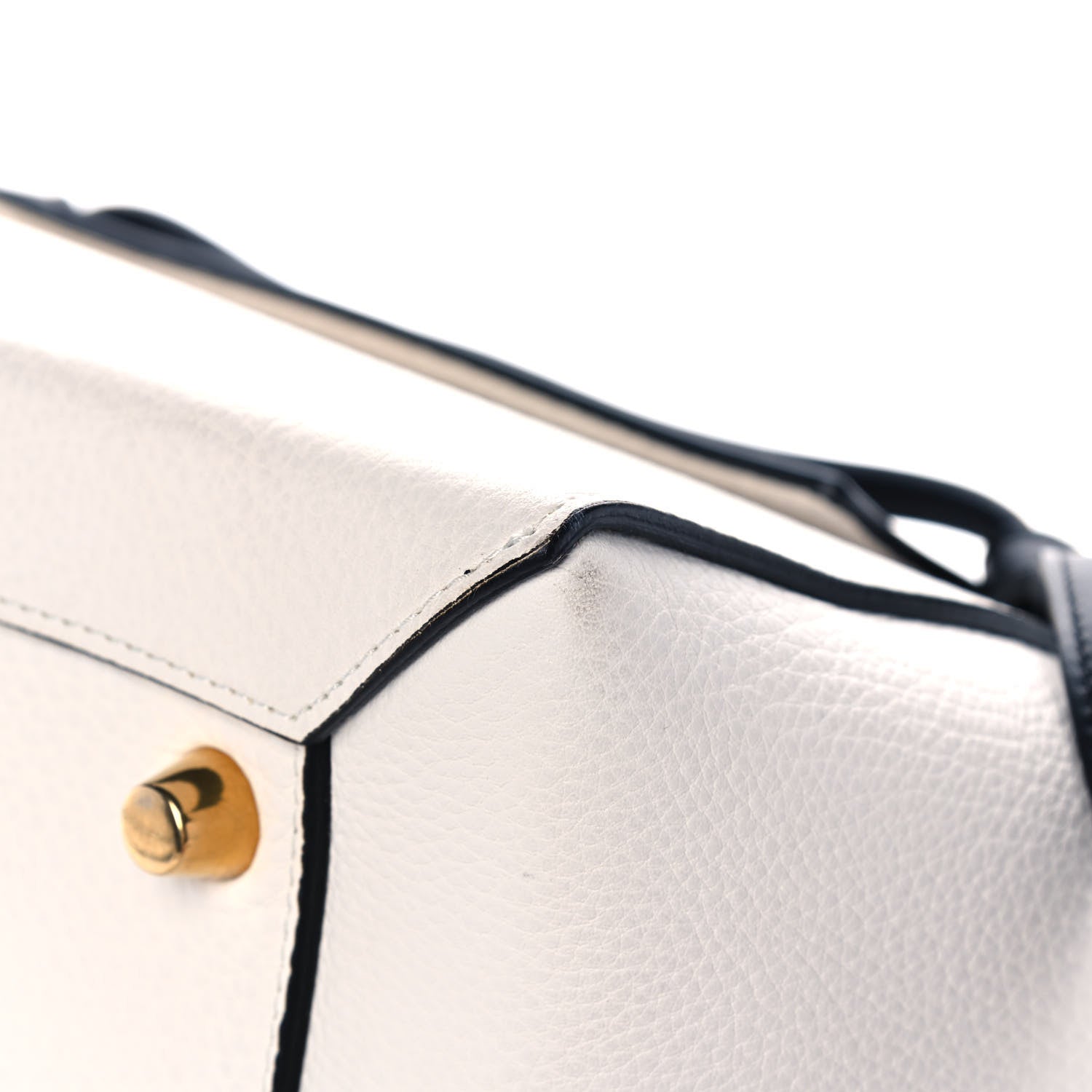 Celine Elephant Calfskin Mini Belt Bag White 11 of 15