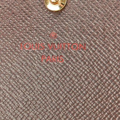 Louis Vuitton Damier Ebene Sarah Wallet NM 6 of 7