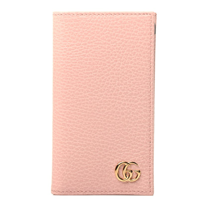 Gucci Pebbled Calfskin GG Marmont iPhone 7/8 Case Pink 1 of 3