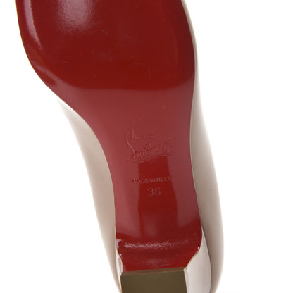 Christian Louboutin Patent Pyramidam 45 Pumps 36 Nude 6 of 8