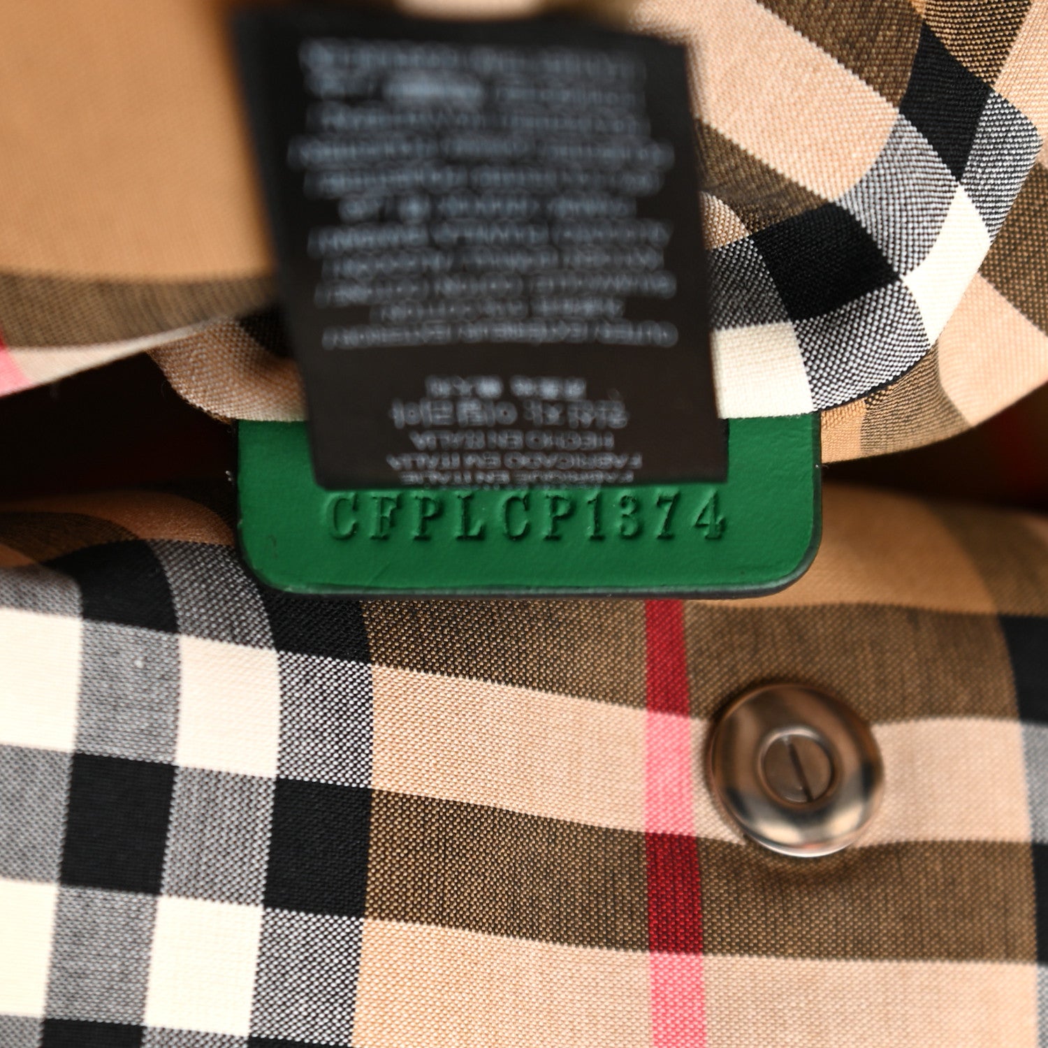 Burberry Coated Canvas Vintage Check Shopper Tote 8 of 11