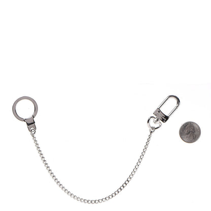 Louis Vuitton Pochette Extender Key Ring Chain Silver 2 of 4