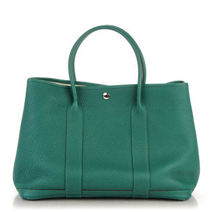 Hermes Negonda Garden Party Tote 36 MM Malachite 1 of 6