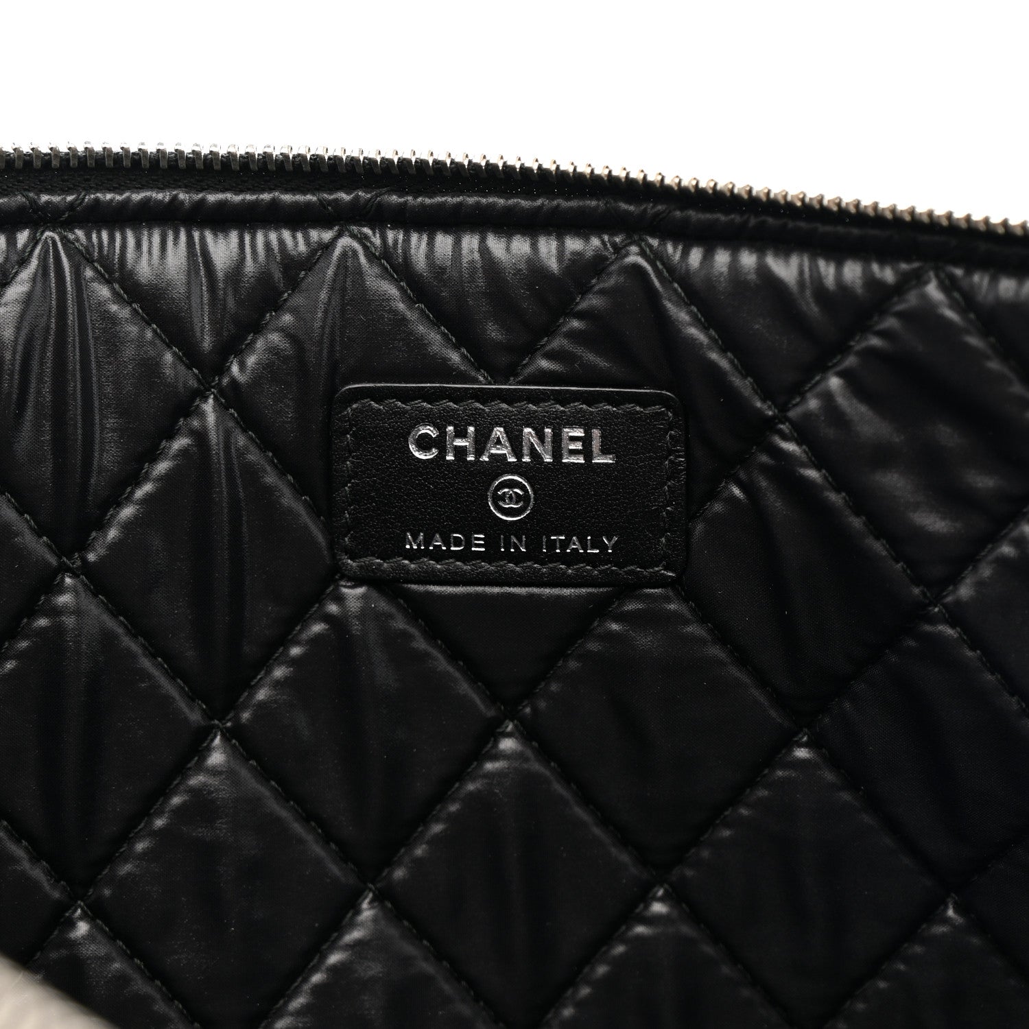 Chanel Caviar Studded Medium Deauville Pouch Black 6 of 7