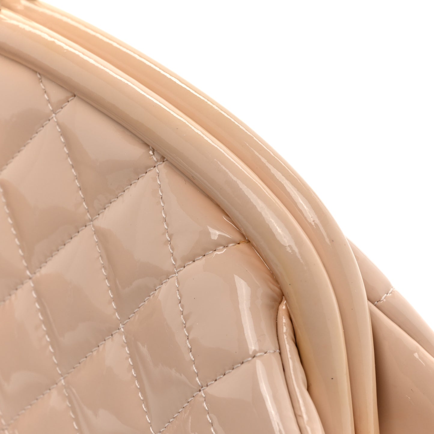 Patent Quilted Timeless Clutch Pink