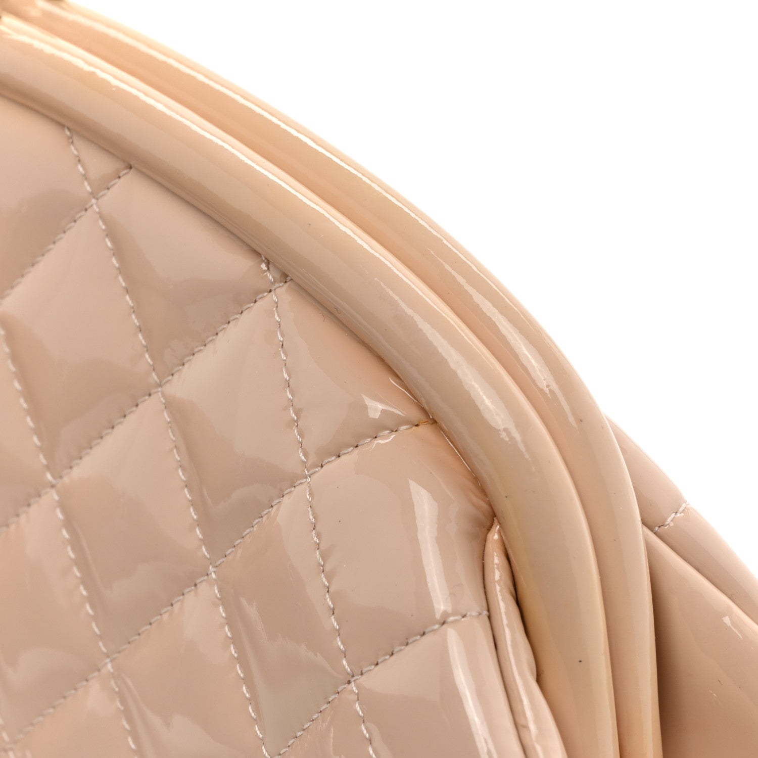 Chanel Patent Quilted Timeless Clutch Pink 14 of 15