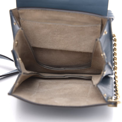 Chloe Suede Calfskin Mini Faye Bracelet Bag Majolica Blue 5 of 8