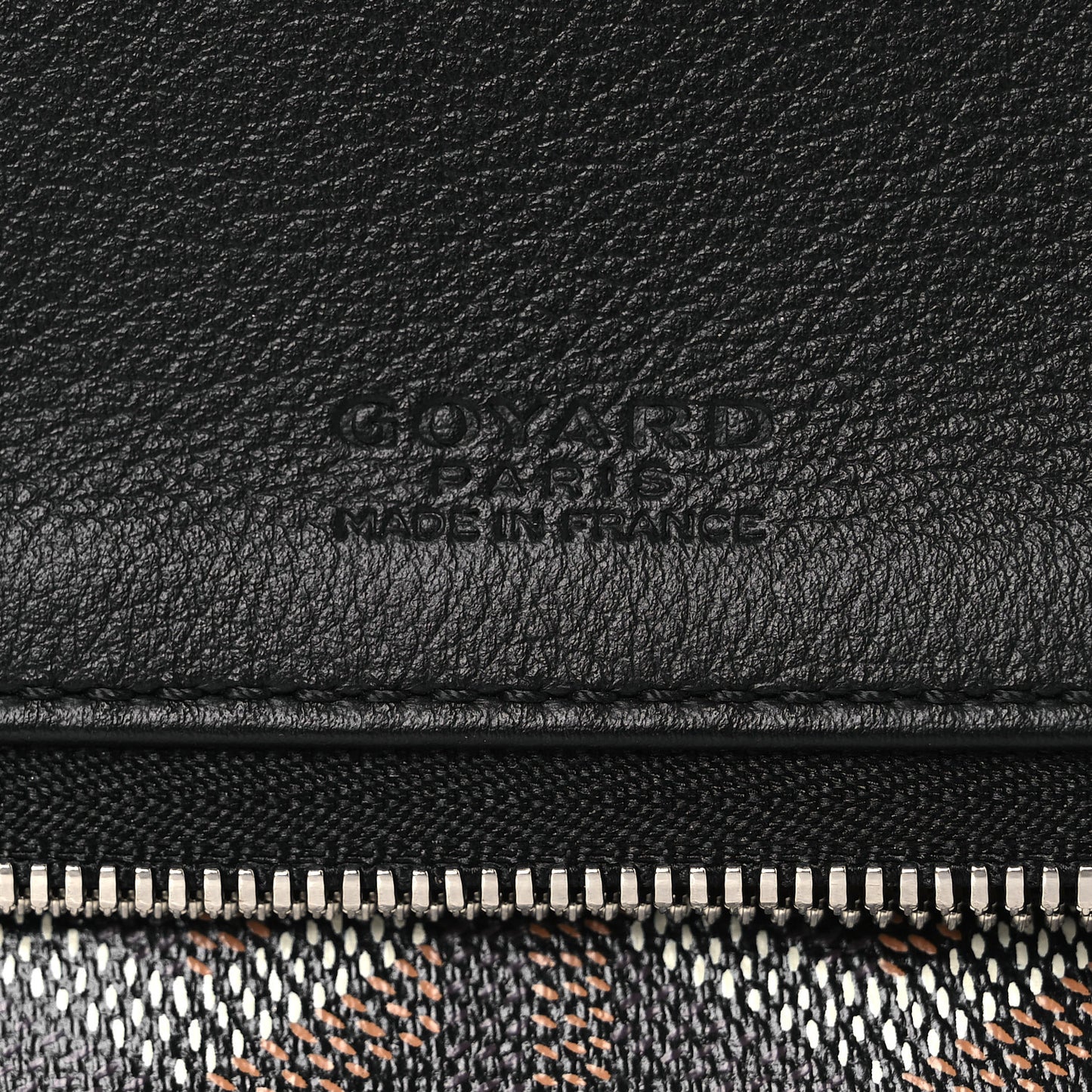 Goyardine Sainte Marie Soft Clutch Black