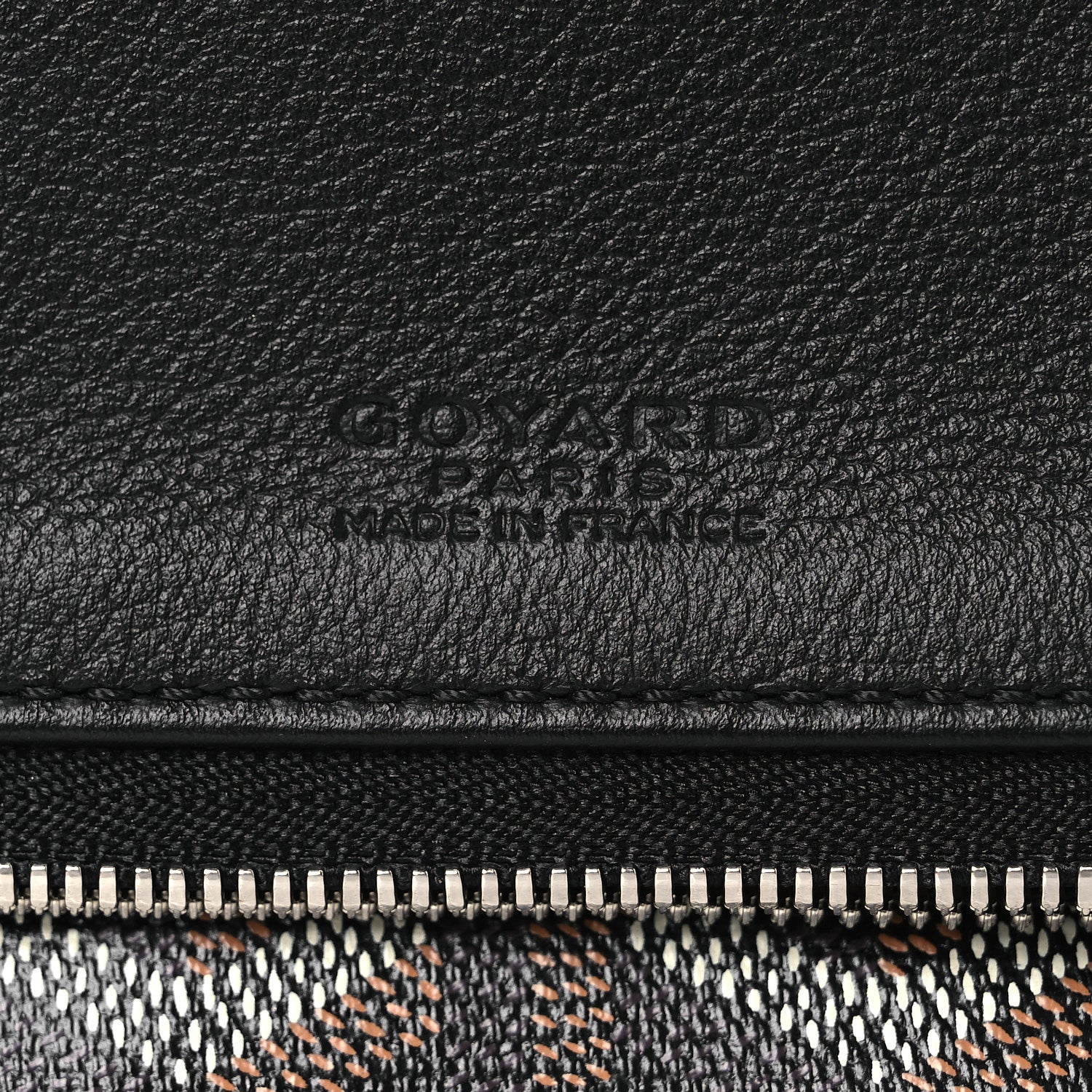 Goyard Goyardine Sainte Marie Soft Clutch Black 6 of 7