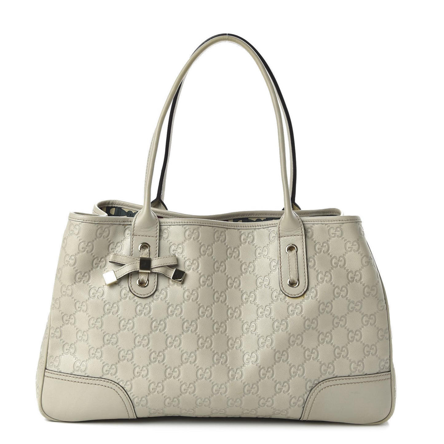Guccissima Medium Princy Tote Off White