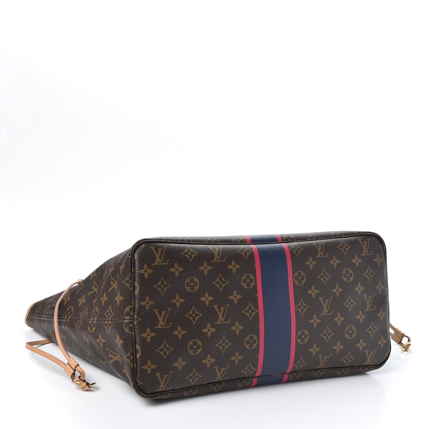 Louis Vuitton Monogram My LV Heritage Neverfull GM Blue Marine Fuchsia 3 of 9