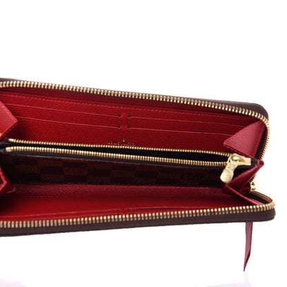 Louis Vuitton Damier Ebene Clemence Wallet Cherry 5 of 7