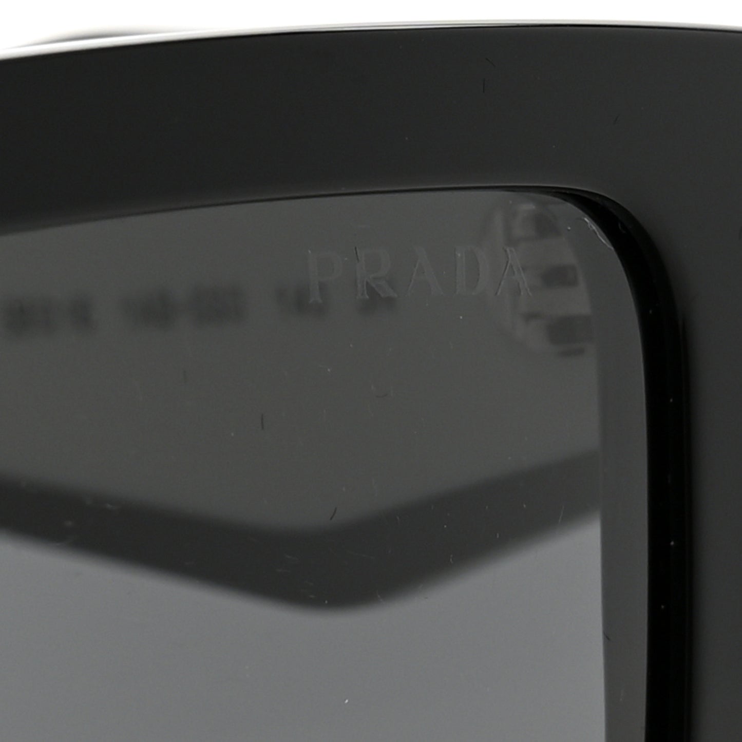 Acetate Square Sunglasses SPR 24Z Black White