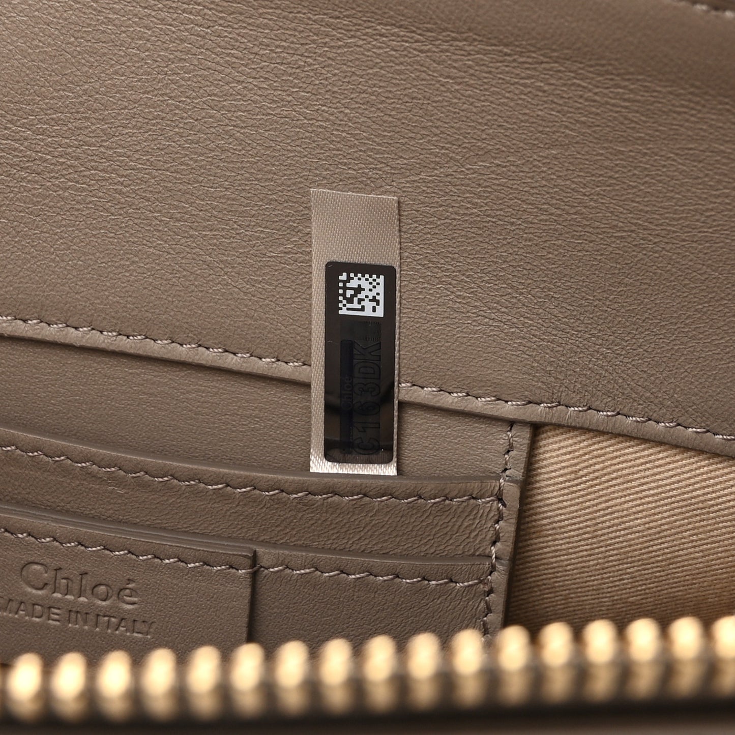 Calfskin Suede Small Roy Bag Motty Grey
