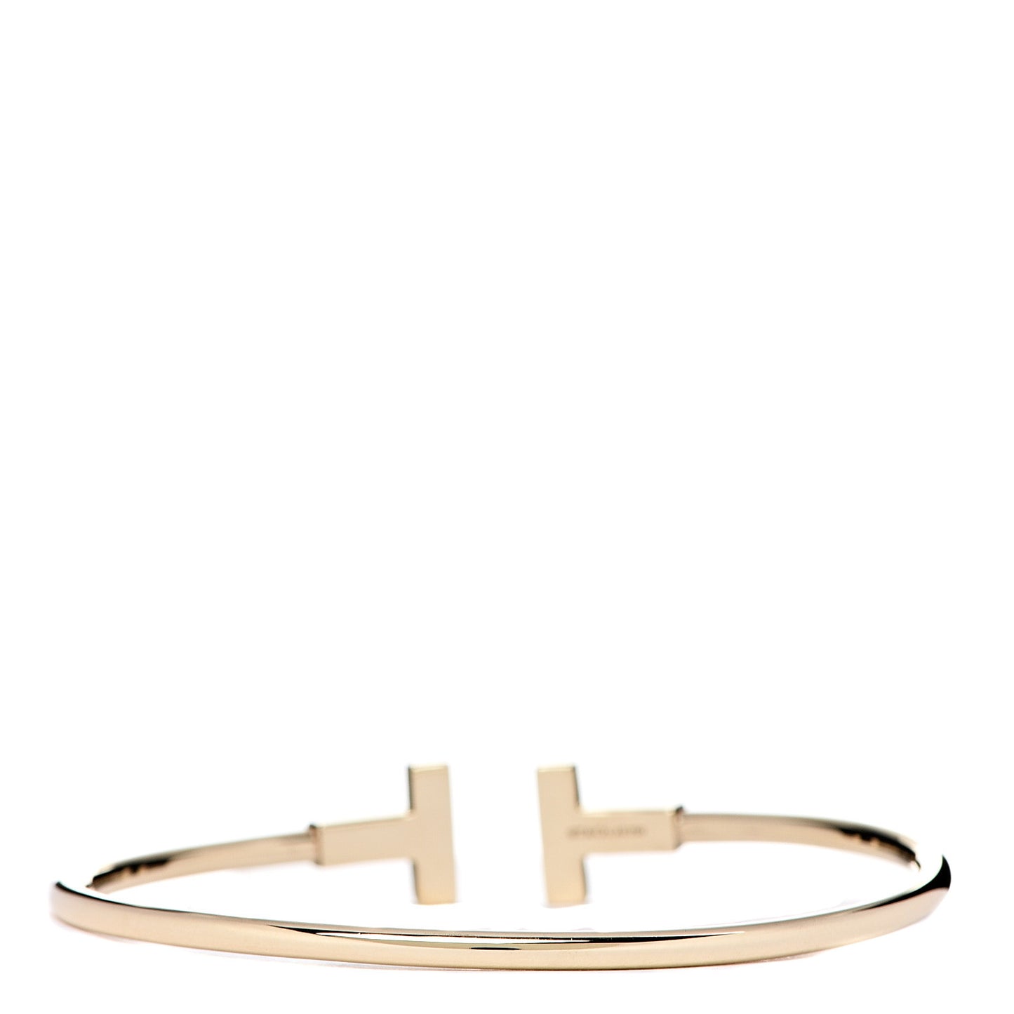 18K Yellow Gold T Wire Bracelet
