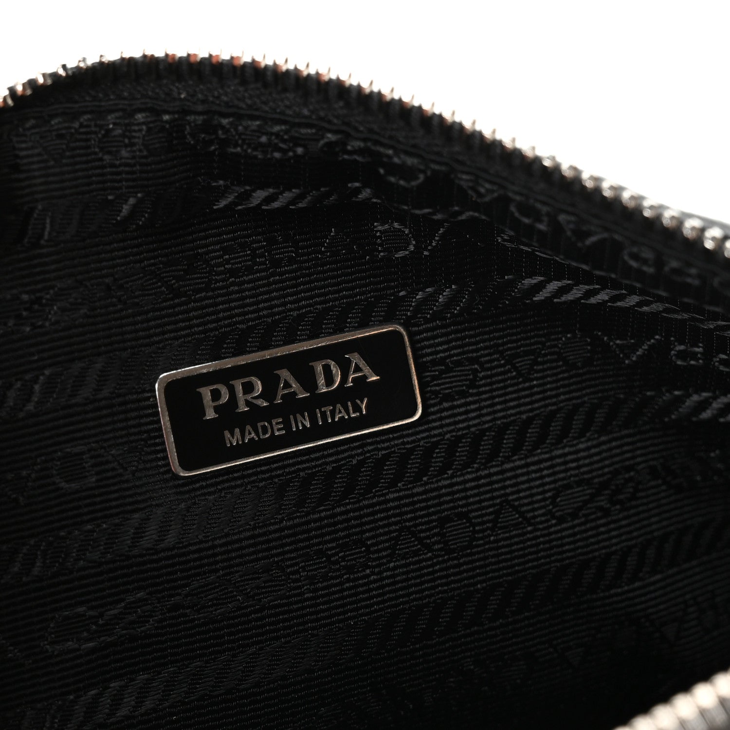 Prada Grace Lux Triangle Shoulder Bag Black 6 of 10