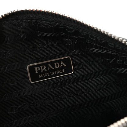Prada Grace Lux Triangle Shoulder Bag Black 6 of 10