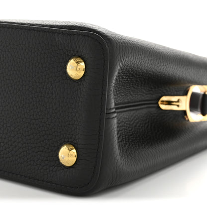 Louis Vuitton Taurillon Capucines PM Black Rose Berlingot 9 of 12