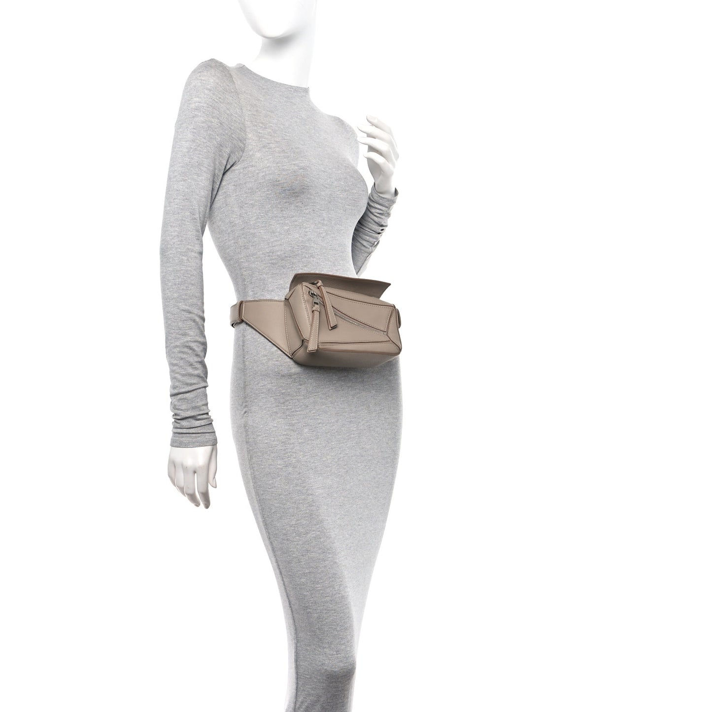 Calfskin Mini Puzzle Bumbag Sand