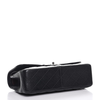 Chanel Caviar Quilted Jumbo Double Flap Black 5 of 8
