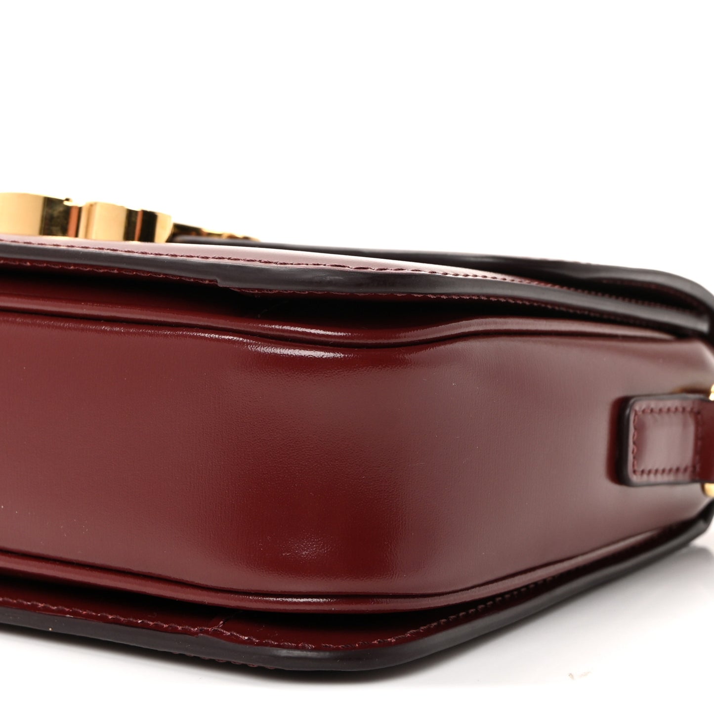 Shiny Calfskin Teen Triomphe Light Burgundy