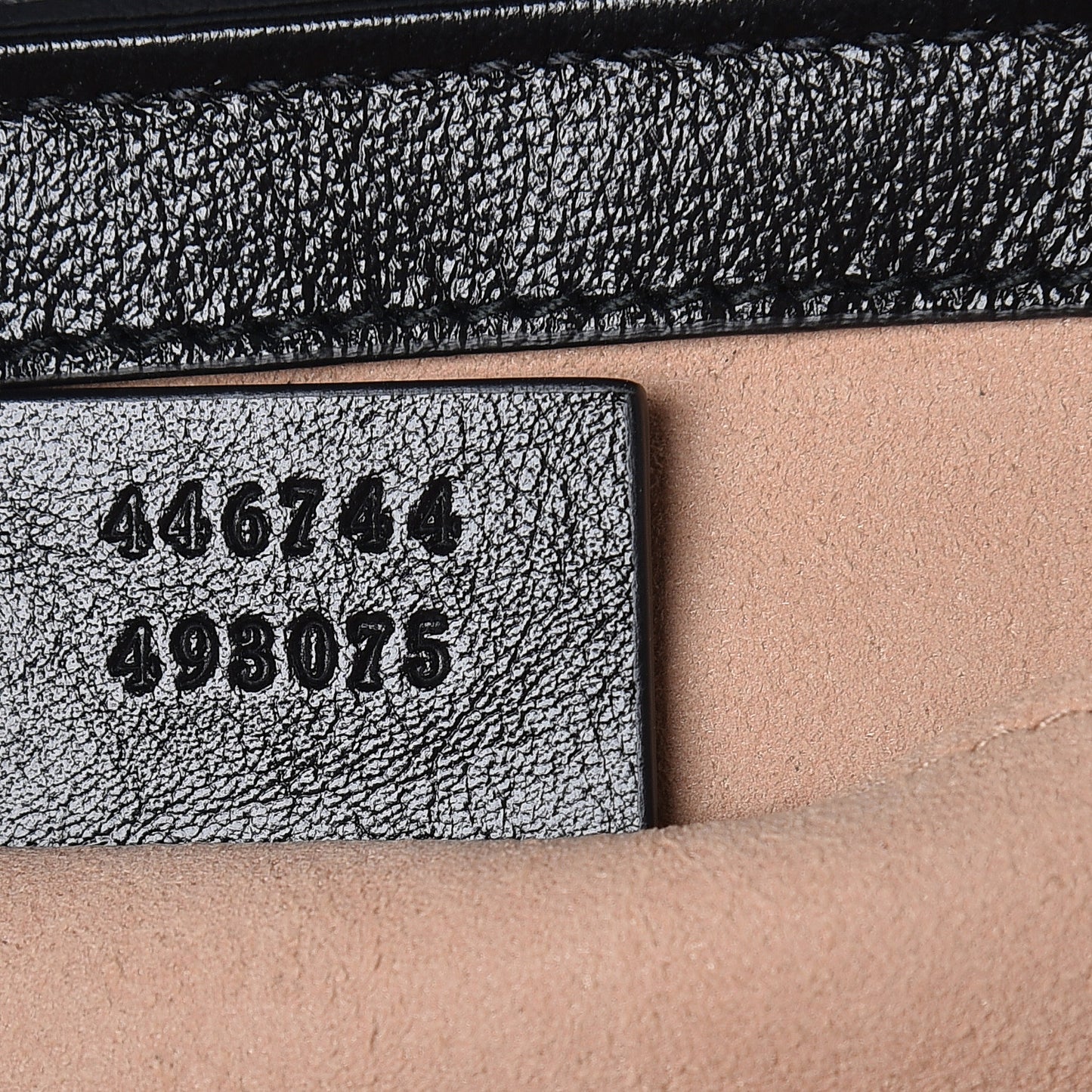 Monogram Matelasse Diagonal Mini GG Marmont Shoulder Bag Beige Black