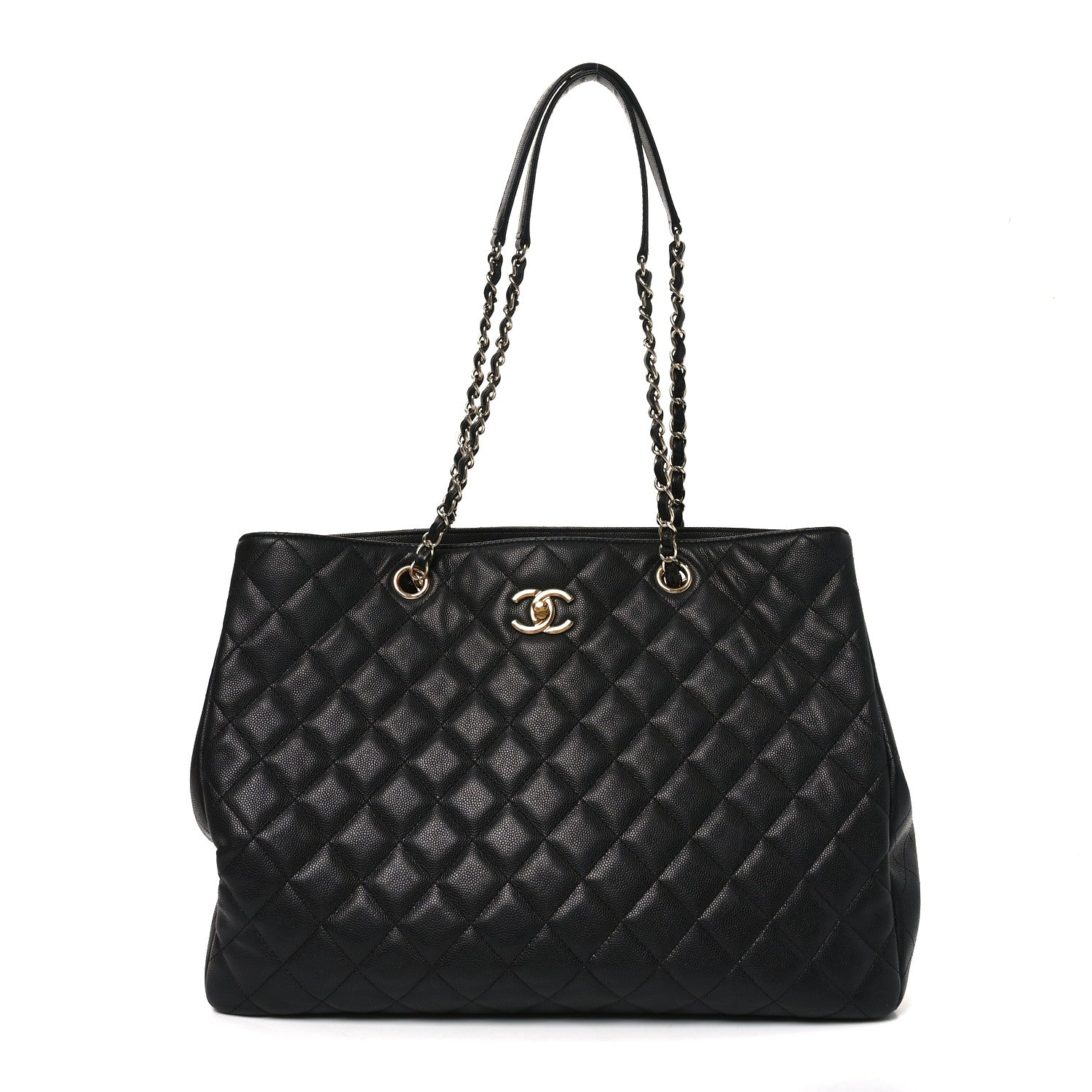 Chanel Caviar Quilted Large Shopping Tote Black 1 of 10