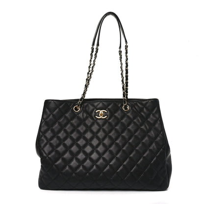 Chanel Caviar Quilted Large Shopping Tote Black 1 of 10