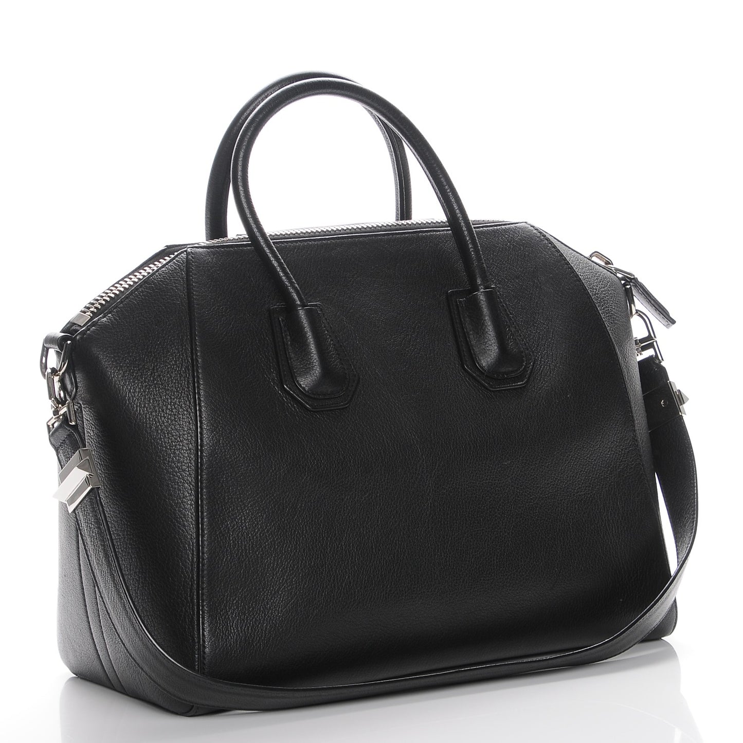 Sugar Goatskin Medium Antigona Black