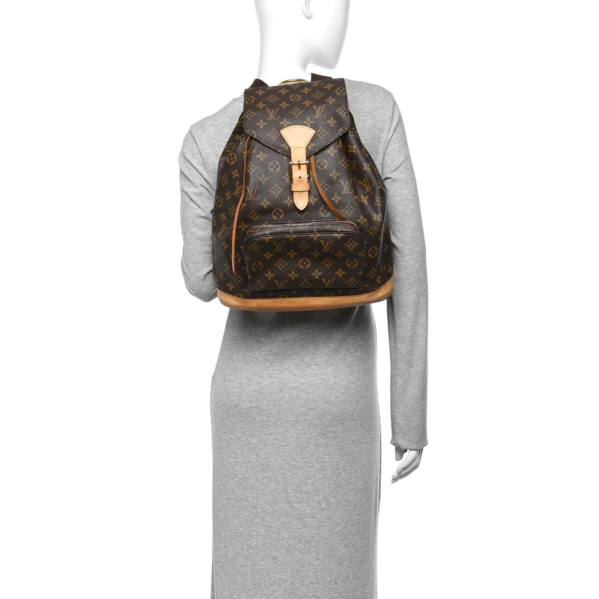 Louis Vuitton Monogram Montsouris GM Backpack 2 of 12