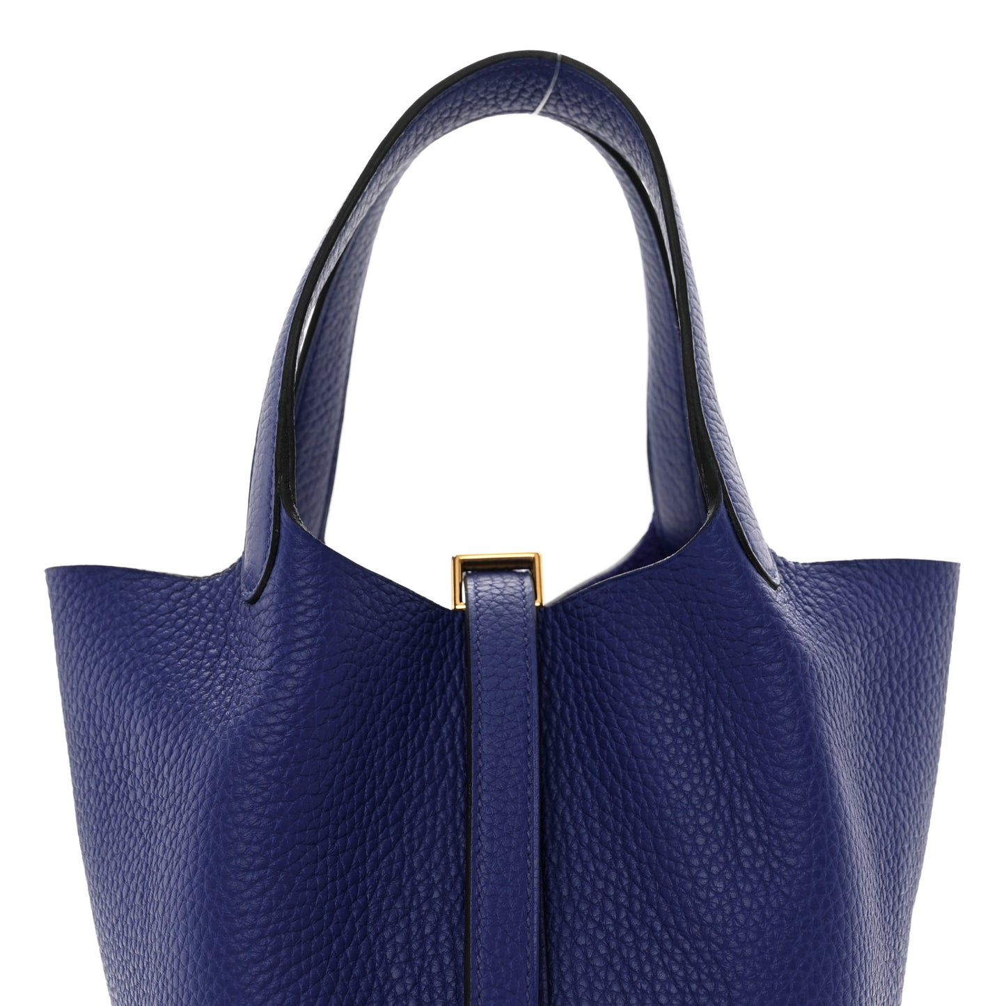 Taurillon Clemence Picotin Lock 18 PM Bleu Electrique