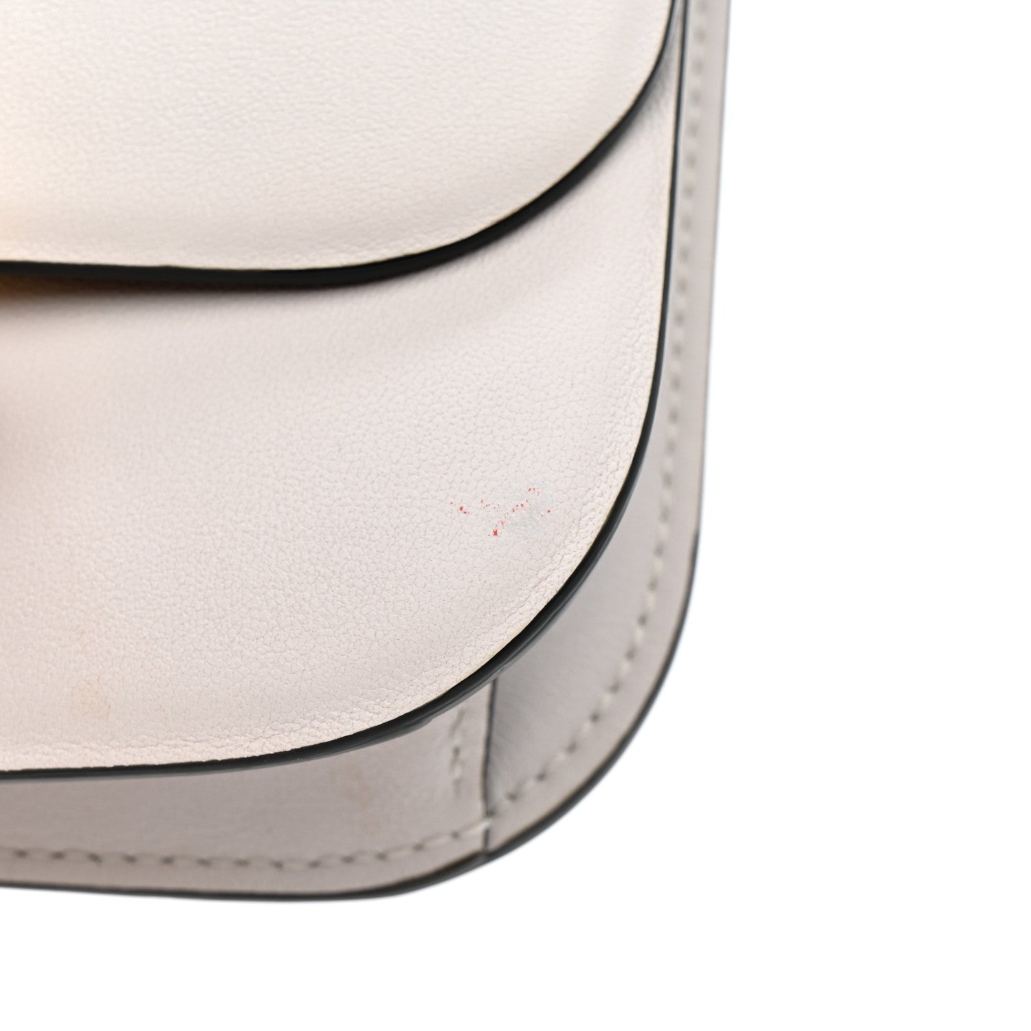 Valentino Garavani Smooth Calfskin Small VLock Shoulder Bag Bianco Ottico Rouge Pur 10 of 12