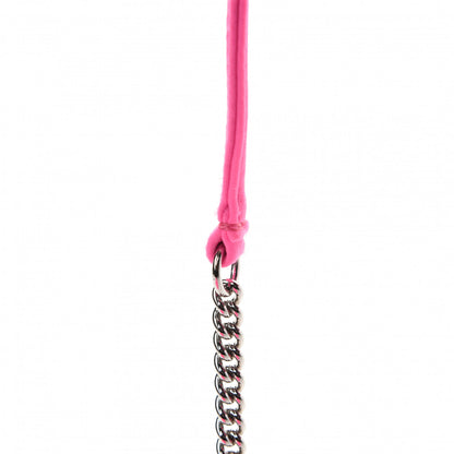 Fendi Lycra FF Embossed Mini Baguette Rosa Fluo 9 of 12