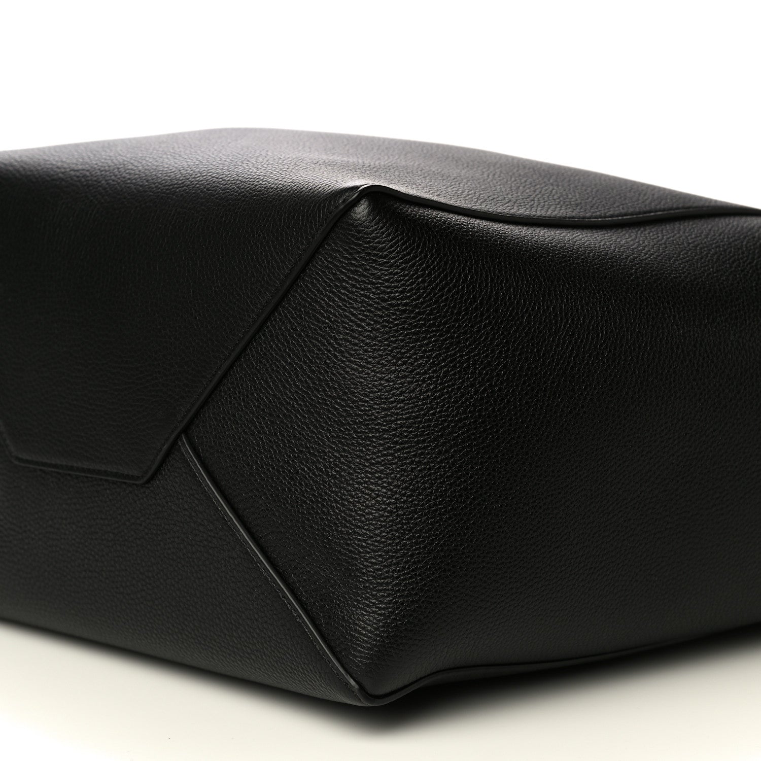 Celine Soft Grained Calfskin Small Belt Cabas Phantom Black 9 of 10