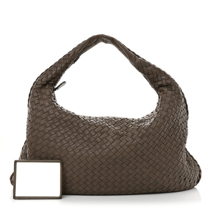 Bottega Veneta Nappa Intrecciato Large Veneta Hobo Fume 3 of 13