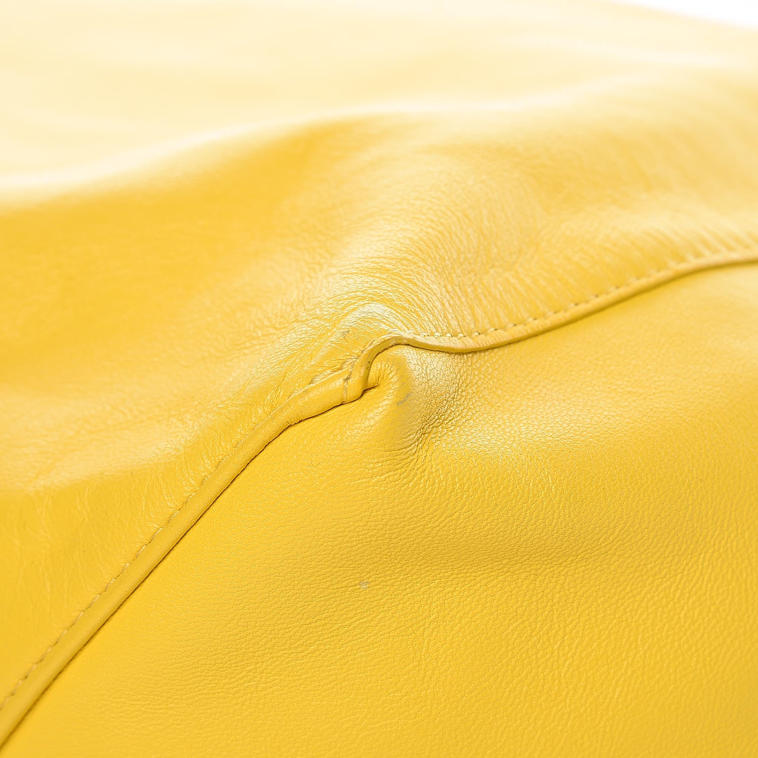 Celine Lambskin Vertical Bi-Cabas White Sun Yellow 13 of 14