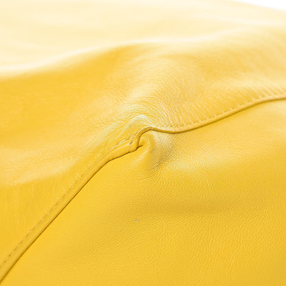Celine Lambskin Vertical Bi-Cabas White Sun Yellow 13 of 14