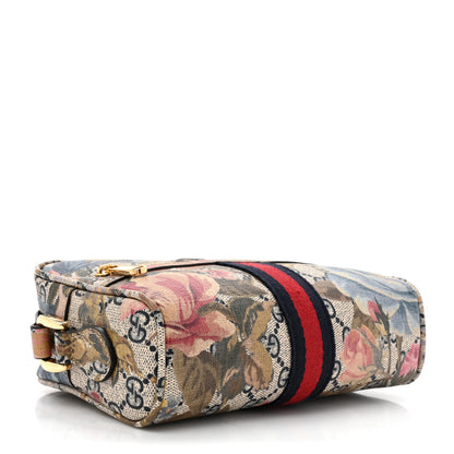 Gucci GG Supreme Monogram Water Flora Web Mini Ophidia Shoulder Bag Beige White Multicolor 4 of 10
