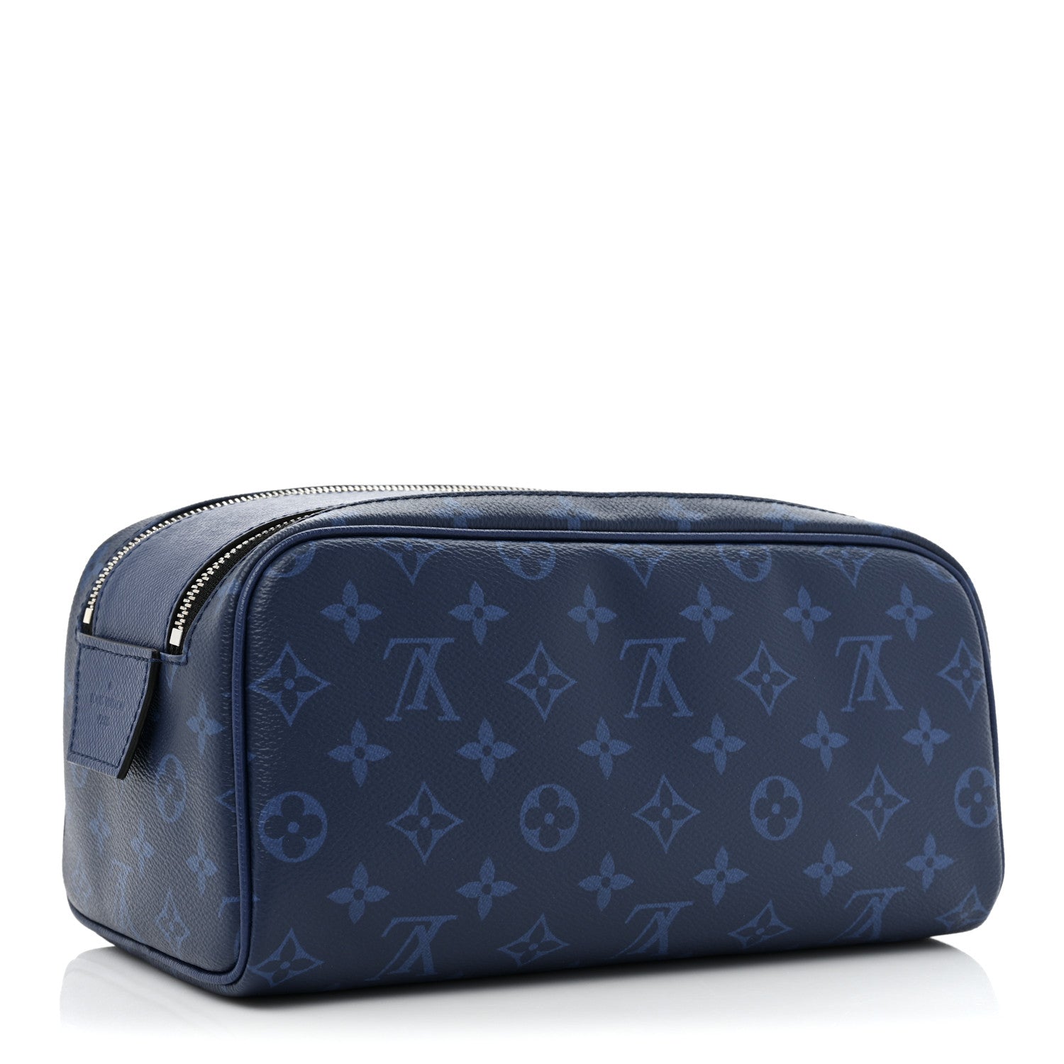 LOUIS VUITTON ケース ネイビー Louis Vuitton Taigarama Dopp Kit Toilet Pouch Cobalt 1175766