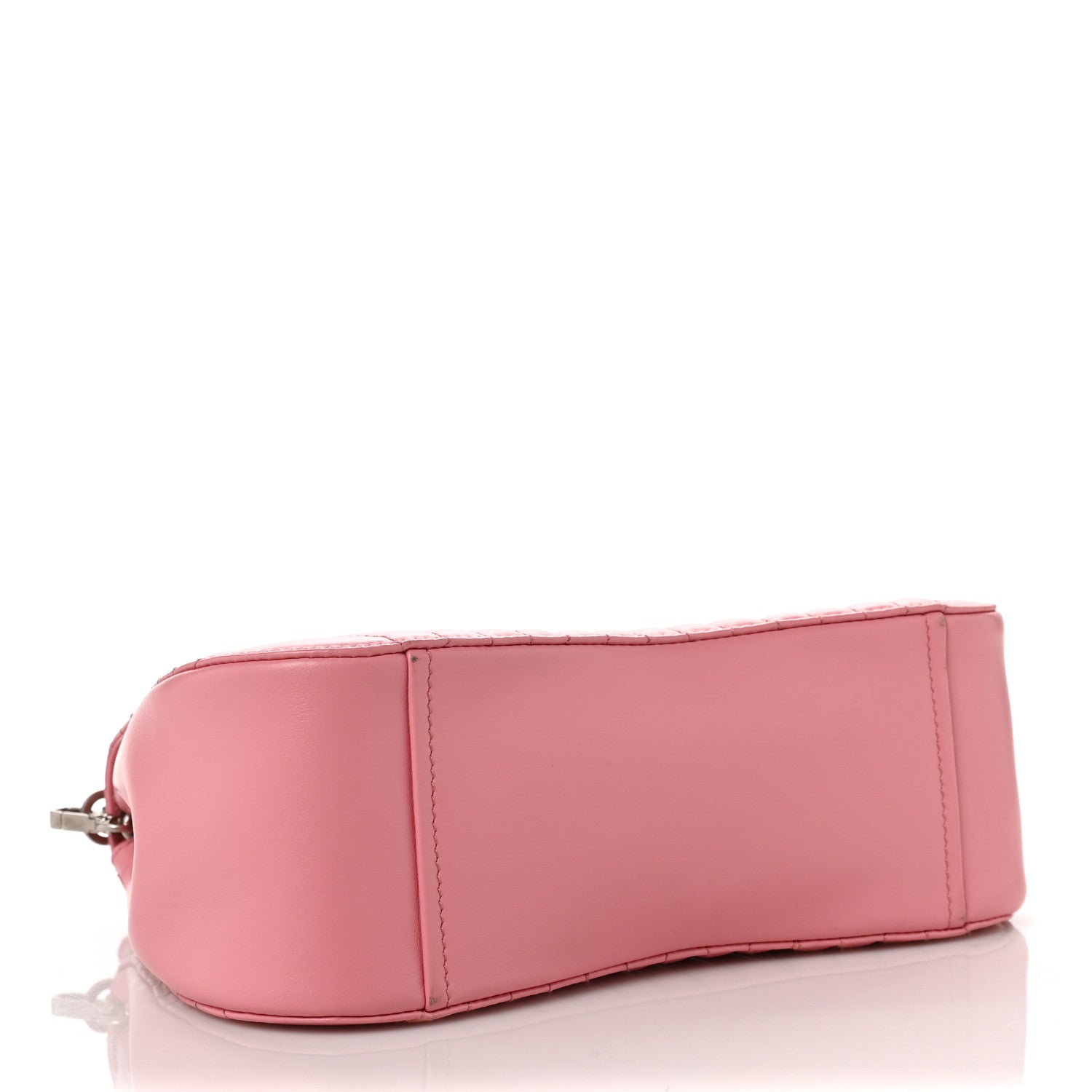 Prada Soft Calfskin Impunture Diagramme Flap Top Handle Bag Begonia 3 of 8