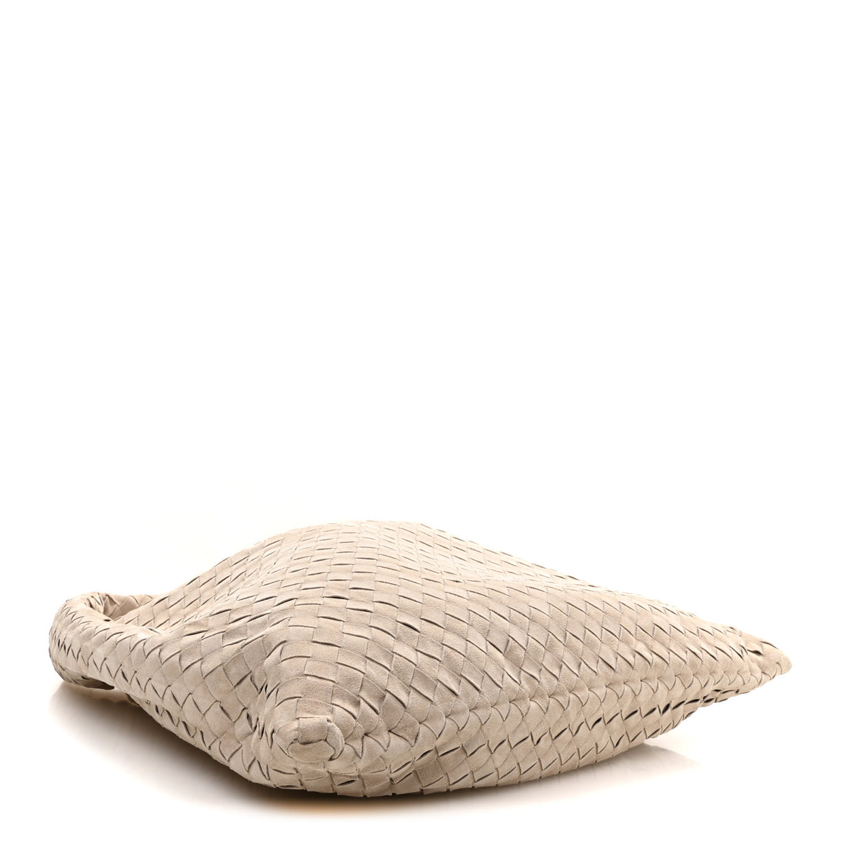 Bottega Veneta Suede Intrecciato Large Hop Ecru 4 of 10