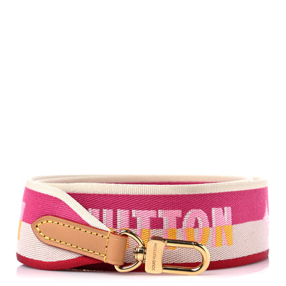 Louis Vuitton Jacquard Speedy Bandouliere 20 Shoulder Strap Fuchsia 1 of 4
