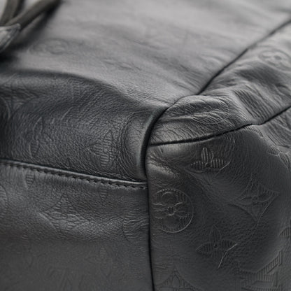 Louis Vuitton Calfskin Monogram Shadow Discovery Backpack Black 9 of 14