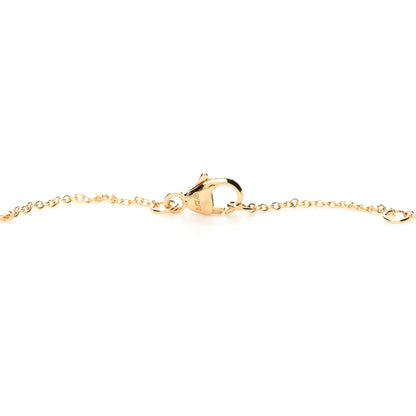 David Yurman 18K Yellow Gold Diamond Initial M Charm Necklace 4 of 6