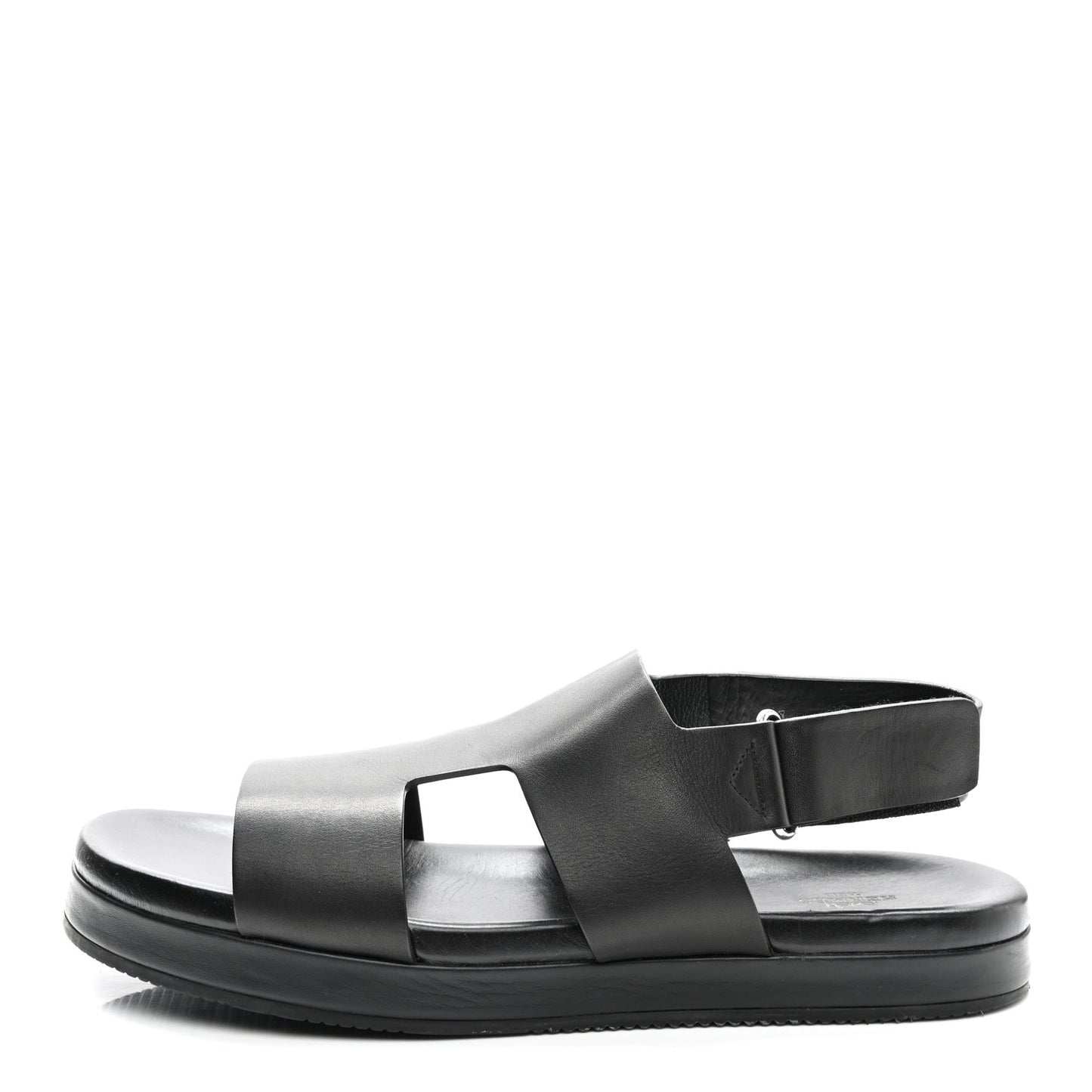 Calfskin Mens Takara Sandals 43 Black