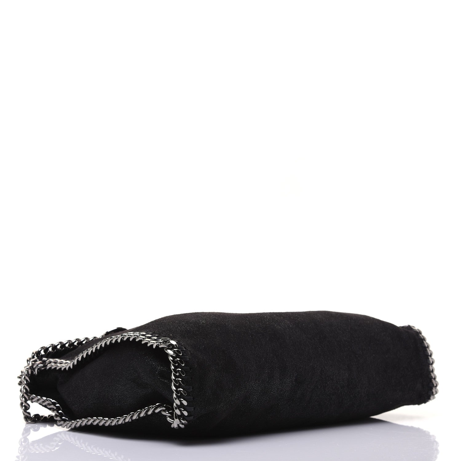 Stella McCartney Shaggy Deer Falabella Fold Over Tote Black 4 of 9