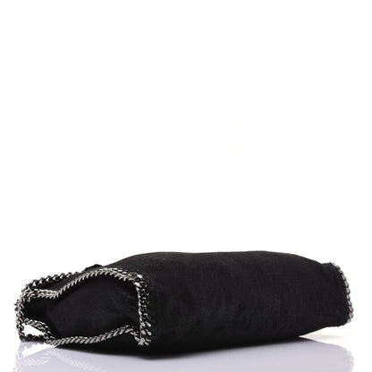 Stella McCartney Shaggy Deer Falabella Fold Over Tote Black 4 of 9