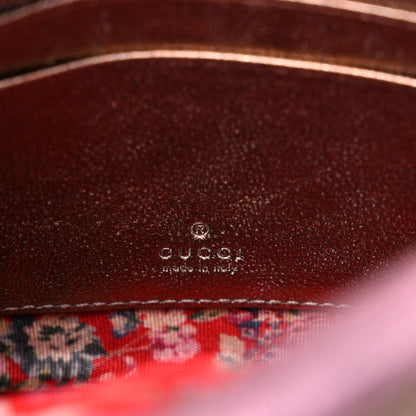 Gucci Laminated Nappa Trapuntata Mini Zumi Dome Shoulder Bag Rosa Lago Rame 6 of 9